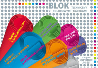 Blok techniczny A4  kolorowy 25 kartek Superior Kreska